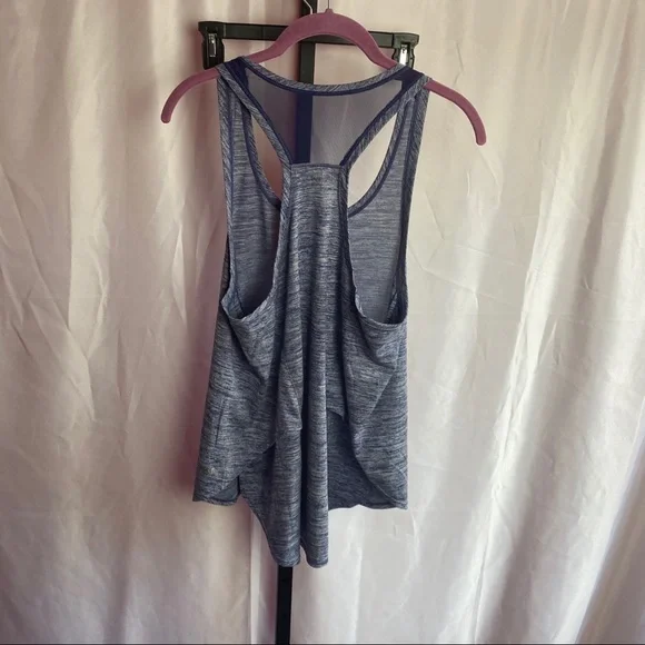 Alive Magnetics Blue Heathered Workout Tank, size Medium - Picture 4 of 8